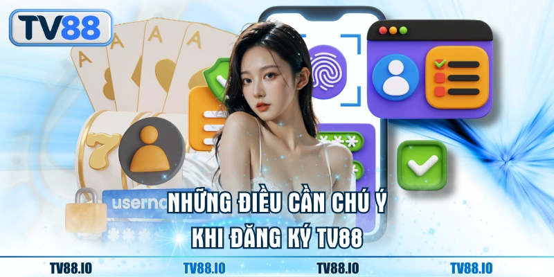 Những điều cần chú ý khi đăng ký TV88